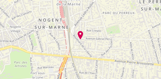 Plan de Points Fort Fichet, 2 Rue de Tannebourg, 94170 Le Perreux-sur-Marne