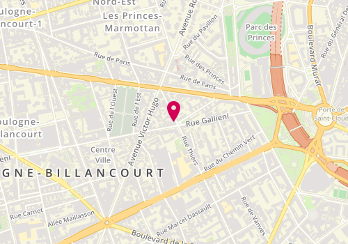 Plan de Alain Père et Fils, 30 Rue Thiers, 92100 Boulogne-Billancourt