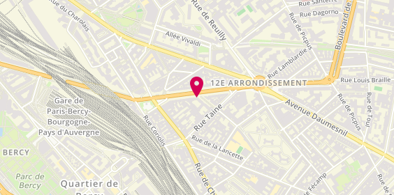 Plan de Abc Abri Sécurité.asp.serruriers Paris, 22 Boulevard Reuilly, 75012 Paris