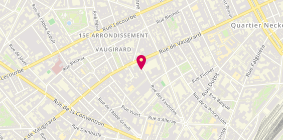 Plan de Compagnon Thomas, 6 Rue des Favorites, 75015 Paris