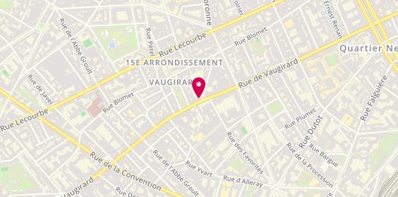 Plan de Serrurerie Vaugirard, 252 Rue de Vaugirard, 75015 Paris