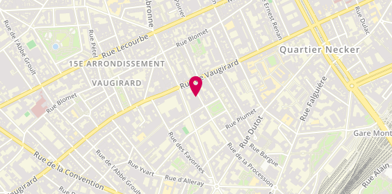 Plan de Points Fort Fichet, 10 Rue de la Procession, 75015 Paris