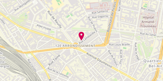 Plan de IDE, 5 Rue Lamblardie, 75012 Paris