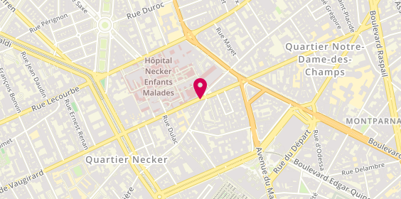 Plan de Openclose Serrurier, 135 Rue de Vaugirard, 75015 Paris