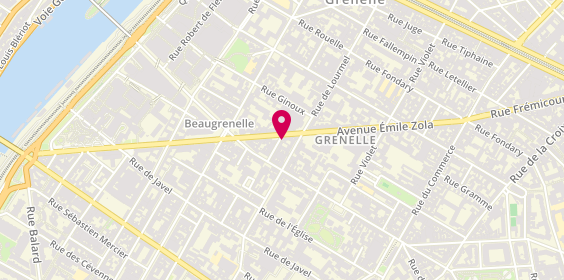 Plan de Huet Serrurerie, 90 Avenue Emile Zola, 75015 Paris