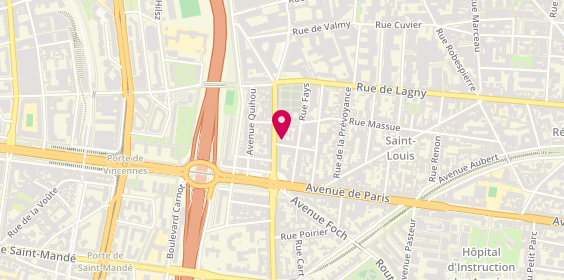 Plan de Cle cor retouches (viteau services), 3 Rue Viteau, 94160 Saint-Mandé