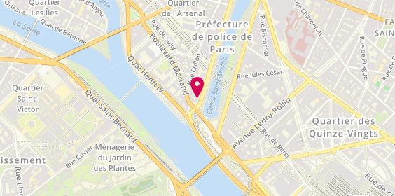 Plan de Abc Abri Securite, 3 Boulevard Bourdon, 75004 Paris