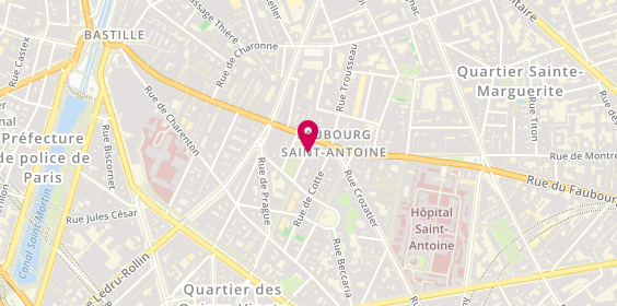 Plan de MM fermetures, 30 Rue Charles Baudelaire, 75012 Paris