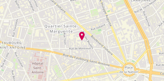 Plan de Etablissement Laroche, 29 Rue des Boulets, 75011 Paris