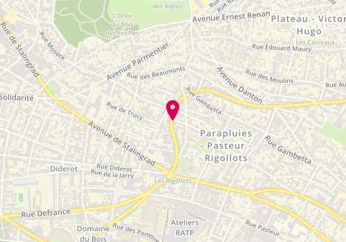 Plan de Grosfillex, 32 avenue de la République, 94120 Fontenay-sous-Bois