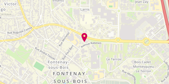 Plan de Open Serrurerie, 49 avenue Rabelais, 94120 Fontenay-sous-Bois