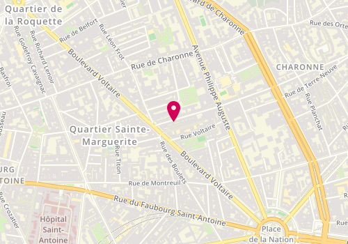 Plan de Serruriers de Paris, 10 Rue Alexandre Dumas, 75011 Paris