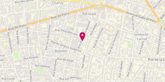 Plan de ADS Services, 41 Rue du Sergent Bobillot, 93100 Montreuil