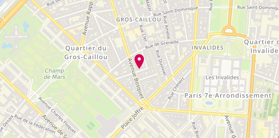Plan de Clef Quick, 16 Rue du Champ de Mars, 75007 Paris