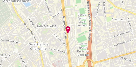Plan de Serrurerie GSVC, 100 Boulevard Davout, 75020 Paris