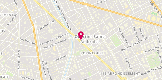 Plan de Hangistgk Securelbug, 63 Boulevard Voltaire, 75011 Paris