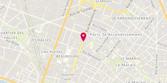 Plan de Accueil Serrurerie du Marais, 30 Rue Beaubourg, 75003 Paris
