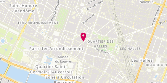 Plan de Sos Serruriers Sos Electricite, Entree 23 Rue Jean Jacques Rousseau, 75001 Paris
