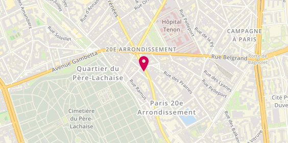 Plan de SECURYHOME PARIS 20 - Point Fort Fichet, 231 Rue des Pyrénées, 75020 Paris