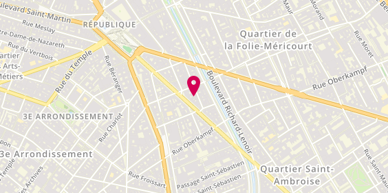 Plan de Pragmatic Multi Services, 9 Rue du Grand Prieuré, 75011 Paris