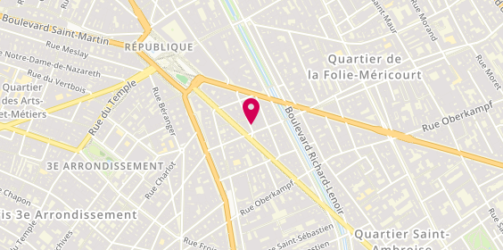 Plan de D'Alembert Métal, 28 Rue de Malte, 75011 Paris