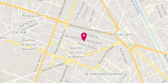 Plan de Acds, 35 Rue Notre Dame de Nazareth, 75003 Paris