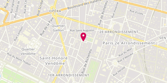 Plan de SERRURERIE ROUGE - Point Fort Fichet, 3 Rue Chérubini, 75002 Paris