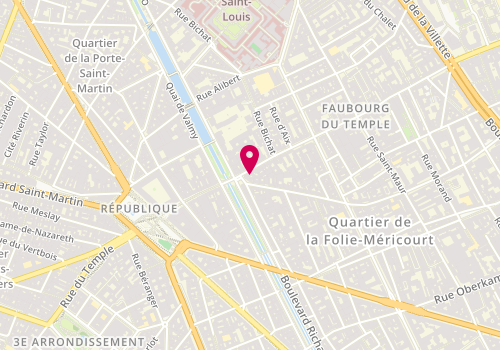 Plan de Points Fort Fichet, 34 Rue du Faubourg du Temple, 75011 Paris