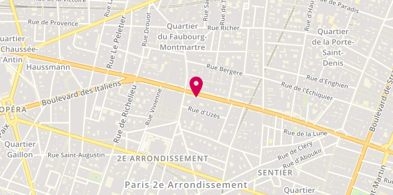 Plan de Serrurier Express Paris, 25 Boulevard Poissonnière, 75002 Paris