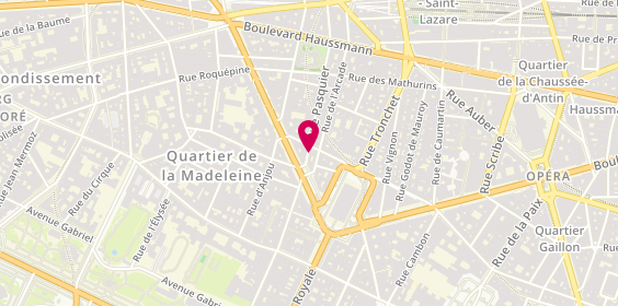 Plan de Etablissement Laroche, 4 Rue Pasquier, 75008 Paris