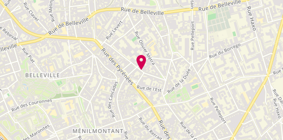 Plan de La Serrurerie, 26 Rue Rigoles, 75020 Paris