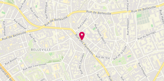 Plan de Atelier Central Reunie la Tour des Compa, 314 Rue des Pyrenees, 75020 Paris