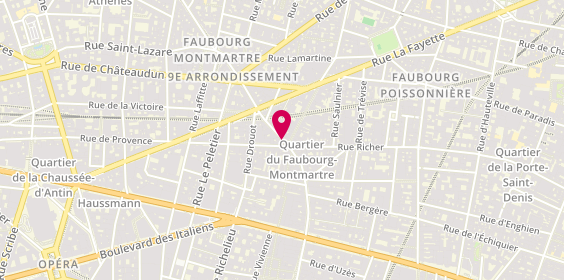 Plan de Points Fort Fichet, 37 Rue Faubourg Montmartre, 75009 Paris