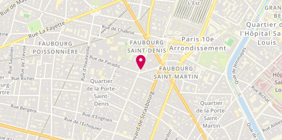 Plan de Serrurier Cles rapides, 96 Rue du Faubourg Saint-Denis, 75010 Paris