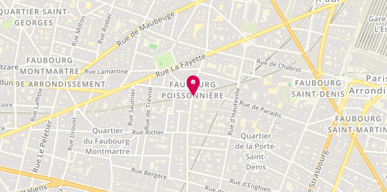 Plan de Points Fort Fichet, 62 Rue du Fbg Poissonniere, 75010 Paris