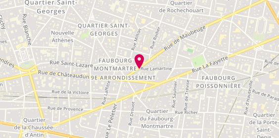 Plan de Serrurerie adam, 25 Rue Lamartine
10 Rue de Maubeuge, 75009 Paris