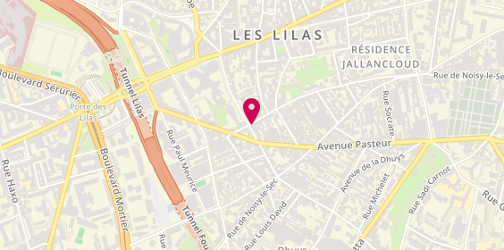 Plan de Flac Serrurerie, 35 Rue des Bruyères, 93260 Les Lilas