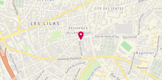 Plan de Y.J Services, 232 Rue de Noisy-Le-Sec, 93170 Bagnolet