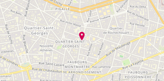 Plan de Serrurerie Martyrs Service, 40 rue des Martyrs, 75009 Paris