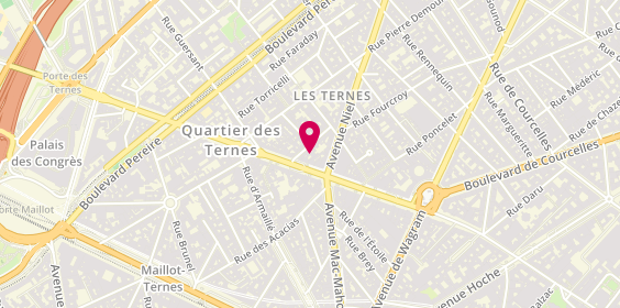 Plan de F.D.A Serrurerie, 38 Avenue des Ternes, 75017 Paris