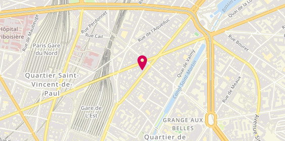 Plan de Serrurerie Tan, 213 Rue du Faubourg Saint-Martin, 75010 Paris