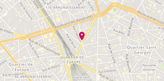 Plan de Serrurerie Daniel, 11 Bis Rue de Saint-Pétersbourg, 75008 Paris