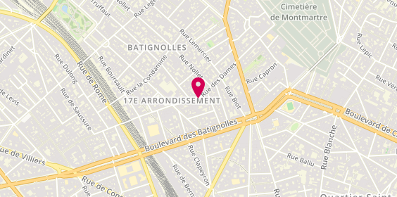 Plan de Entreprise MALAR, 29 Rue Dames, 75017 Paris
