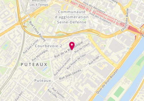 Plan de Etablissement Laroche, 39 Rue Rousselle, 92800 Puteaux