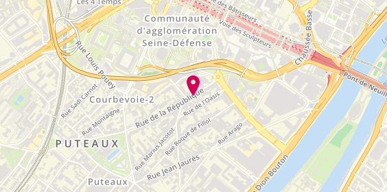 Plan de Serrurerie Dépannage Normand, 71 Rue de la République, 92800 Puteaux