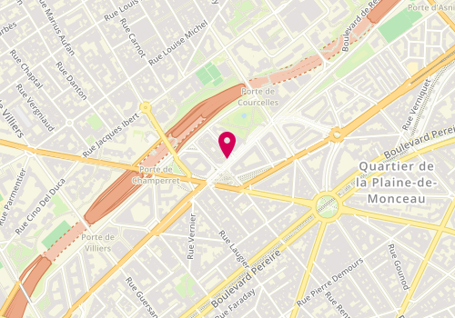 Plan de Serrurerie Multi Services, 8 Avenue Stéphane Mallarmé, 75017 Paris