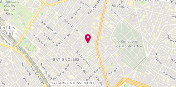 Plan de Serrurier.Com, 1 Rue la Condamine, 75017 Paris