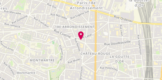 Plan de CHANG Ny, 24 Rue Custine, 75018 Paris