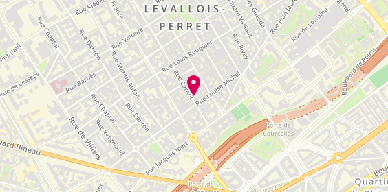 Plan de Serrurerie Levallois Neuilly, 20 Rue Carnot, 92300 Levallois-Perret