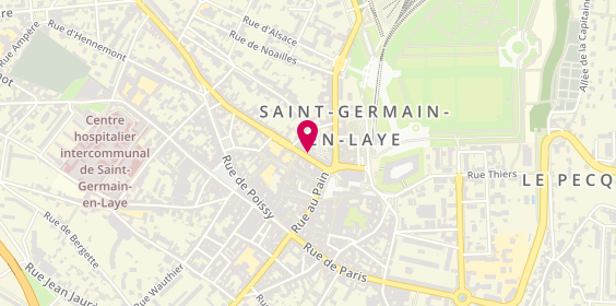 Plan de Serrurier Saint Germain en Laye - Aps - Point Fort Fichet - Serrurerie Saint Germain en Laye, 12 Bis Rue de la République, 78100 Saint-Germain-en-Laye